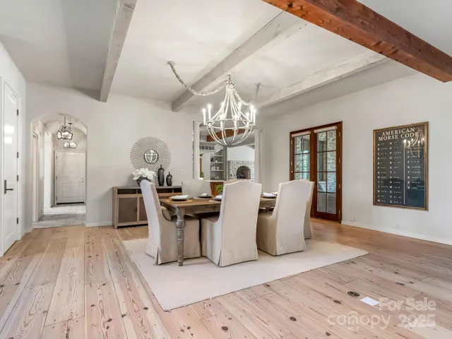 Dining area off of the kitchen and open to the living areas of the home
