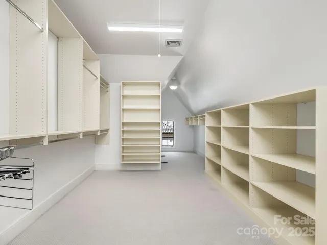 Seasonal closet on upper floor, just outside of the elevator for ease of moving clothes from season to season
