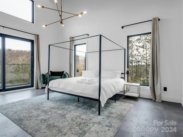 Primary bedroom on the main living floor (3rd level).