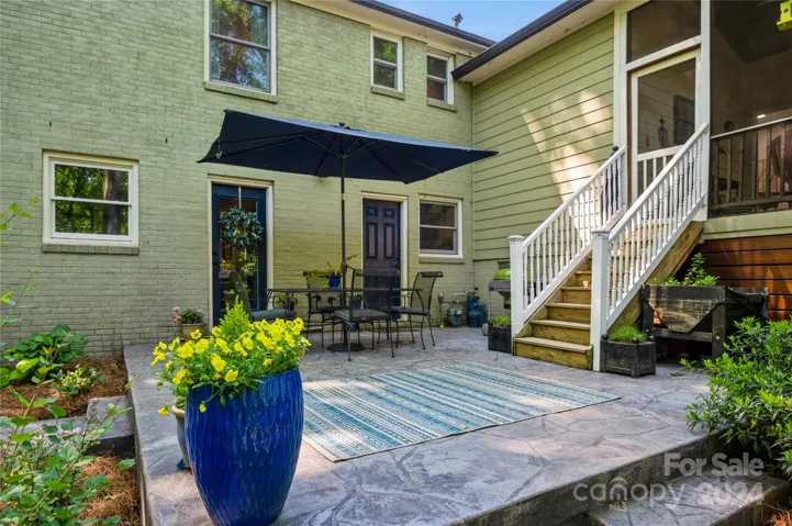 Updated Patio and Stairs