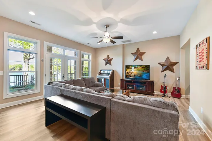 Lower Level Rec Room with Walkout