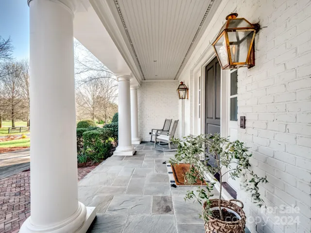 Beautiful slate porch
