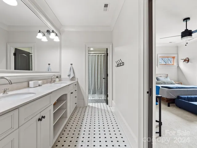 Secondary bathrooms are top notch!