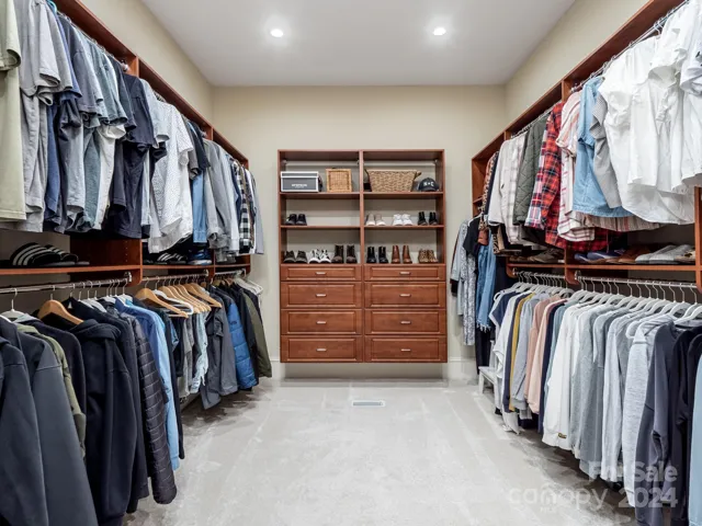 Custom closet space
