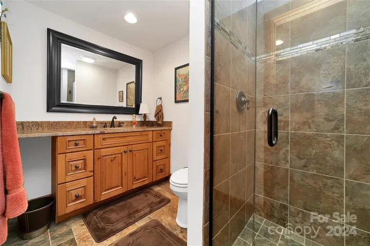 Full Bath on Lower Level