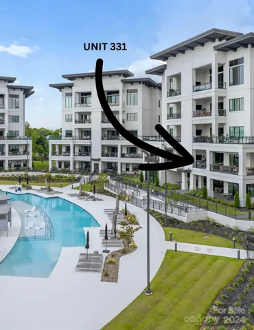 3rd floor wrap around balcony with beautiful views of the resort style grounds.