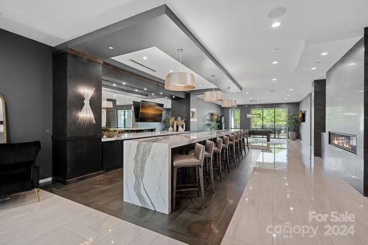 Stunning community clubhouse located downstairs.  Watermark has a vibrant resident-led social committee.