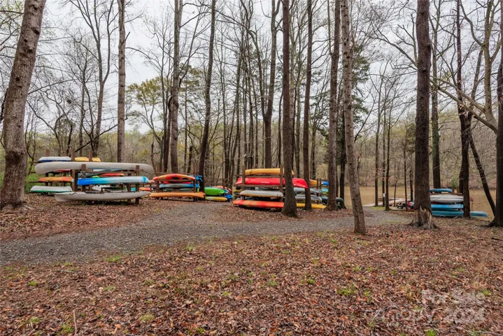 Just across the street from lake with kayak storage and dock!