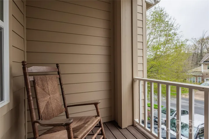 Private balcony off bedroom 2.