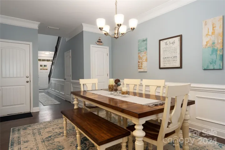 Enter from front door or garage into beautiful, open floor plan.