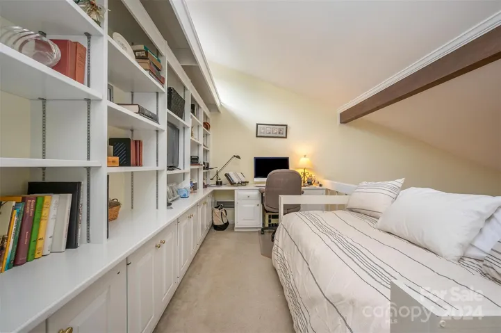 Loft with built ins