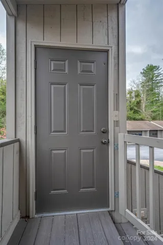 Upper level elevator entrance