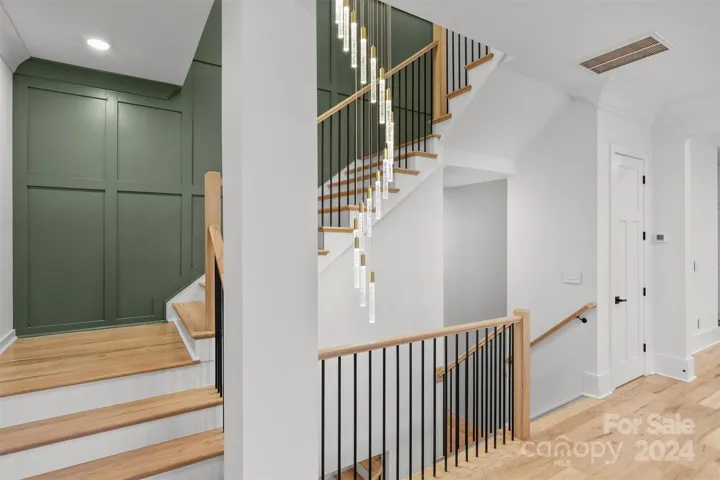beautiful open staircase