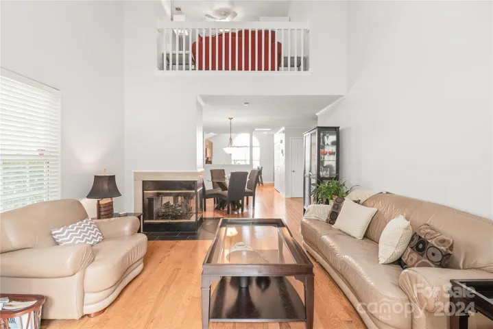 Open-concept living at its best with vaulted ceilings in the kitchen and great room creating an airy ambiance.