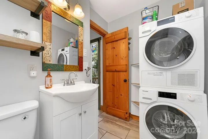 Laundry in guest Bathroom