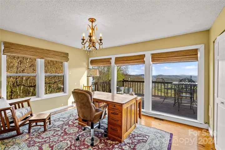 Bedroom w/views on the main level