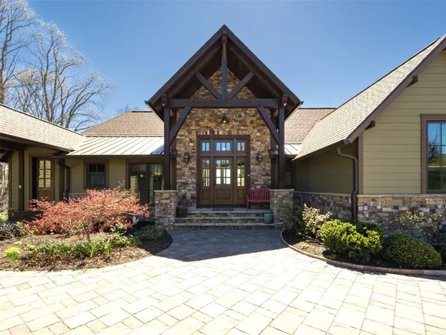 Stately Yet Welcoming Front Entrance ~