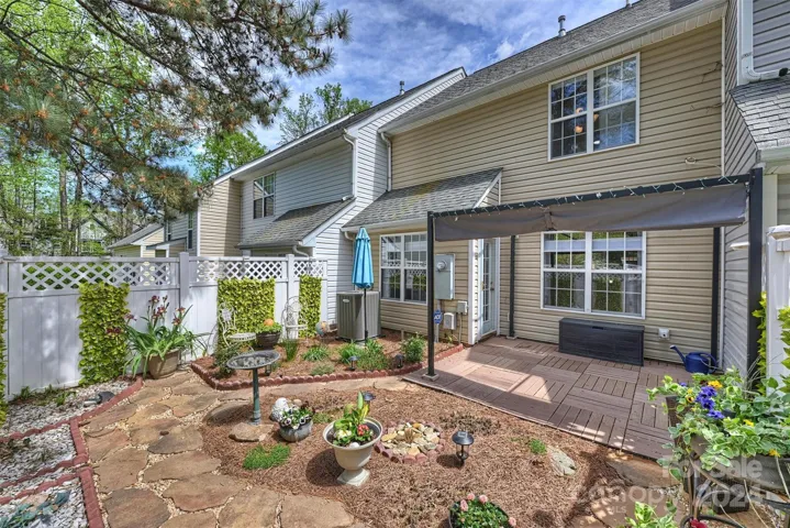 Rear view of home