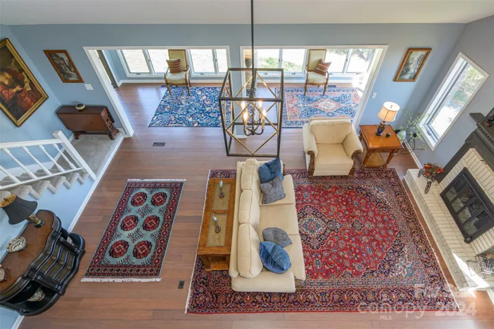 View of the Great Room From the Loft