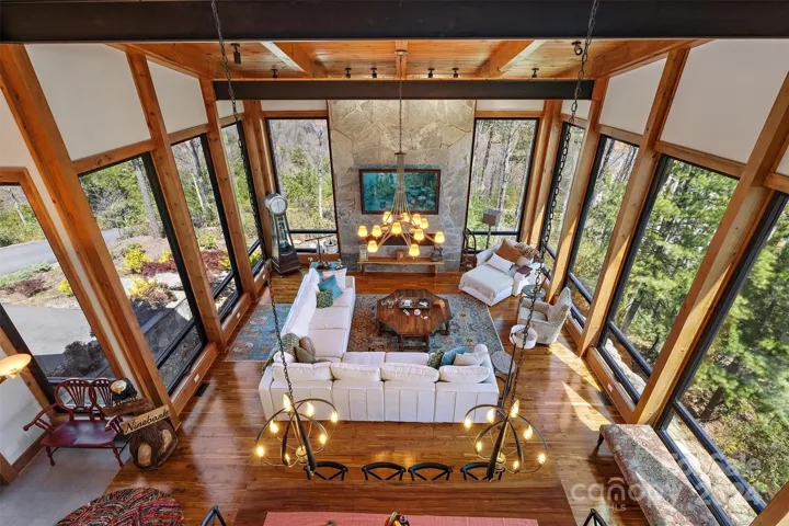 View form Loft into Great Room