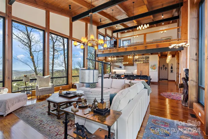 Great Room with Loft View