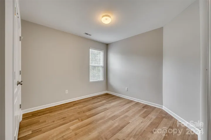 Bedroom 3's unique shape adds architectural interest.
