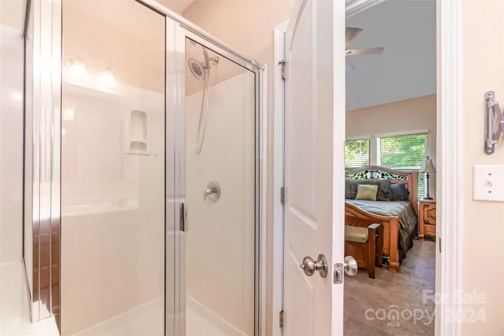 Separate shower