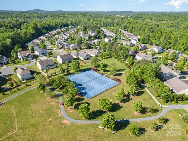 Tennis courts and walking trails