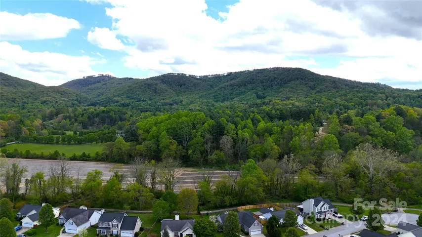 Aerial view of mountains
