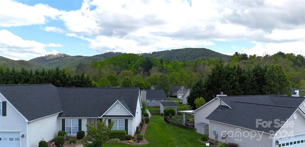 Aerial view of mountains