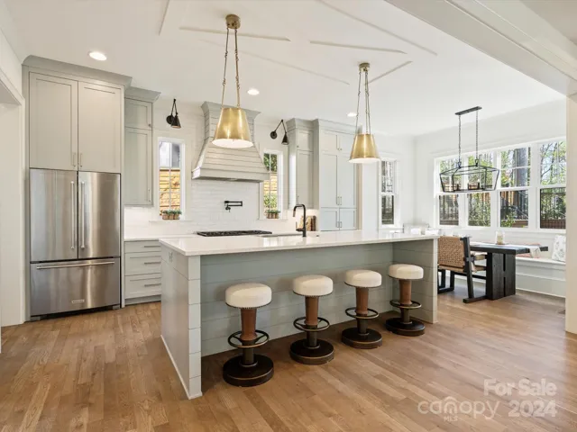 Open concept kitchen