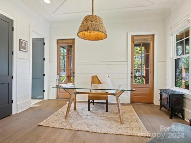 1st floor executive office / 5th bedroom with full bathroom and shower off the office.
