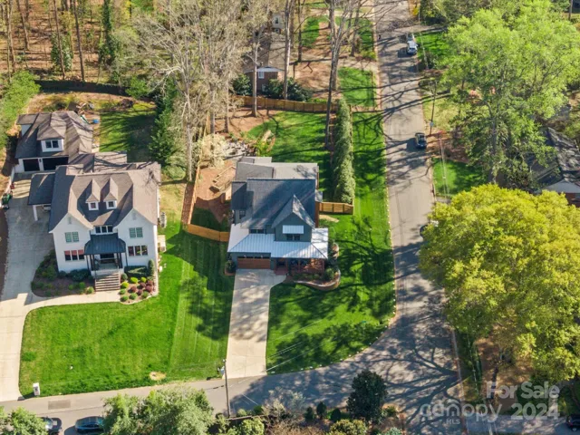 Ariel shot of home