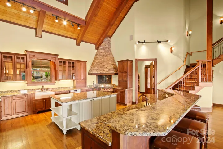 LARGE and open kitchen connects to dining and living spaces- great for entertaining