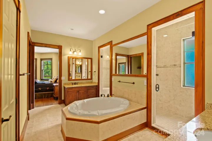 Jack-n-Jill full bathroom, lower level