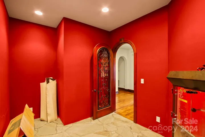 Wine cellar in lower level