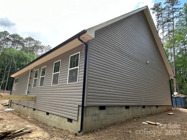 Left side, rear elevation