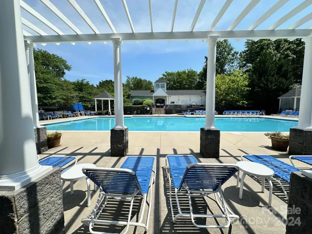 The Jetton Cove Community JR Olympic Pool offers a refreshing cool off in the summer and gathering spot for community social events.