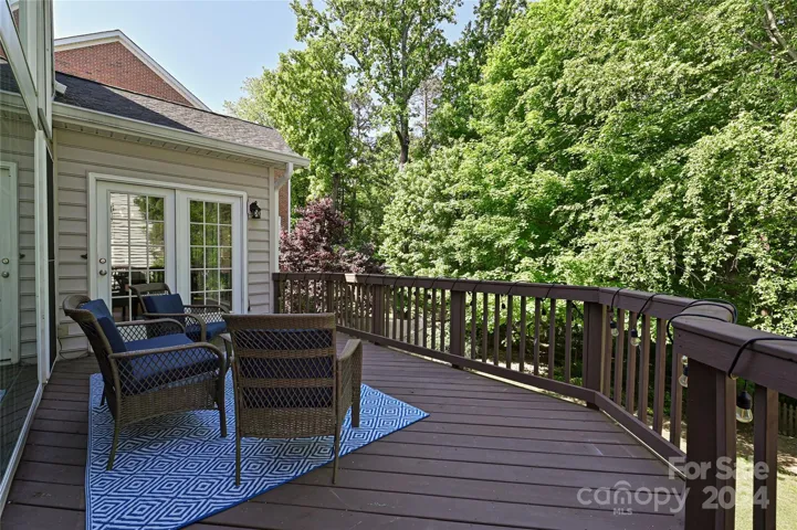 Recently replaced, the new Deck offers a shaded retreat for evening entertaining.