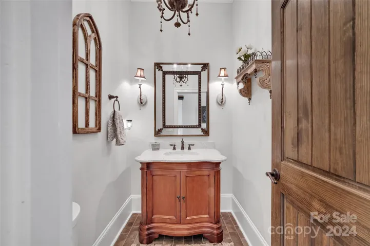 powder room off of mudroom