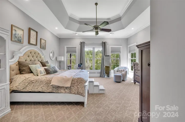 Master bedroom, amazing views