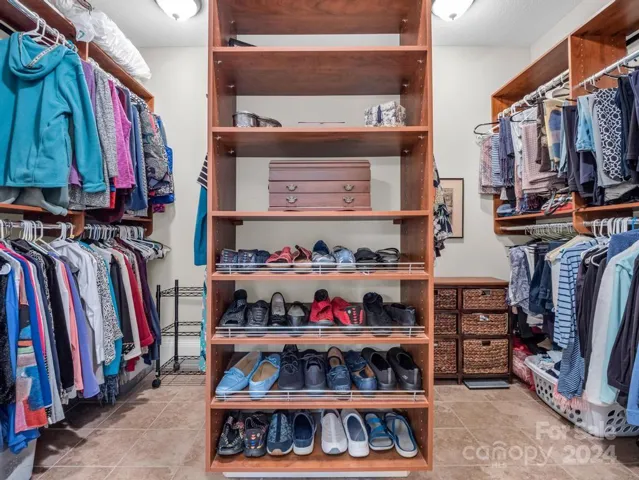 Large walk-in closet in Primary