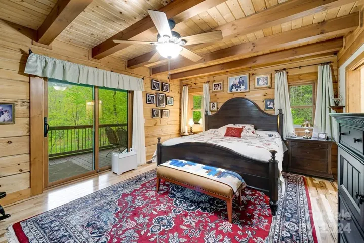 Primary Bedroom with Screened Porch