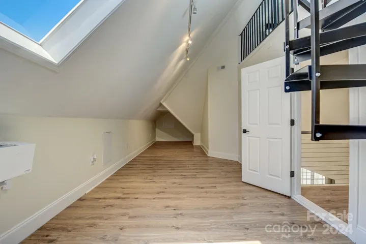Bonus space with skylight