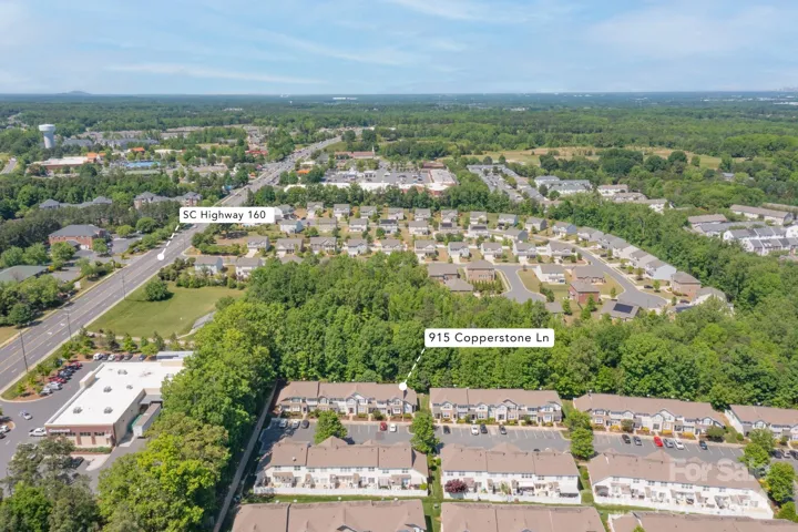 Aeriel View of Neighborhood
