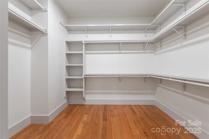 Primary walk-in closet