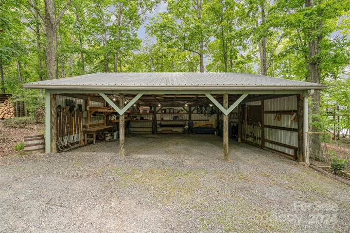Open air barn