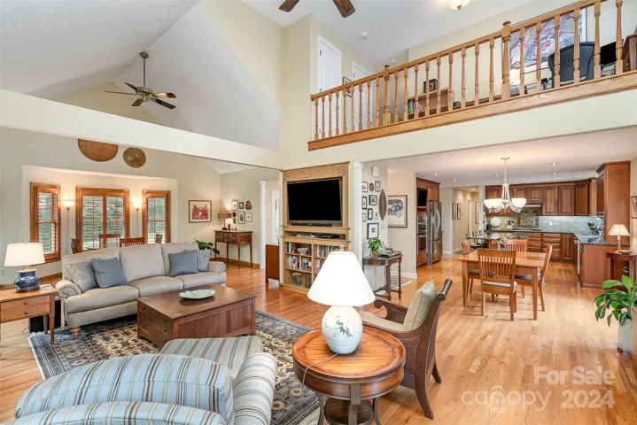 Great room and kitchen