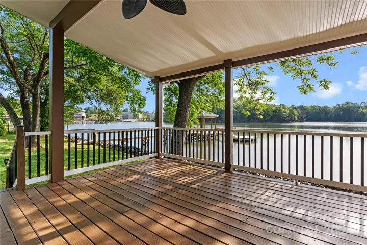 Covered back porch