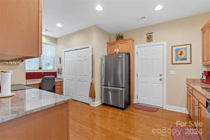 Easy access to garage from kitchen